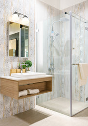 Vaughn 2 Light 15.5" Vanity in Chrome in a room setting