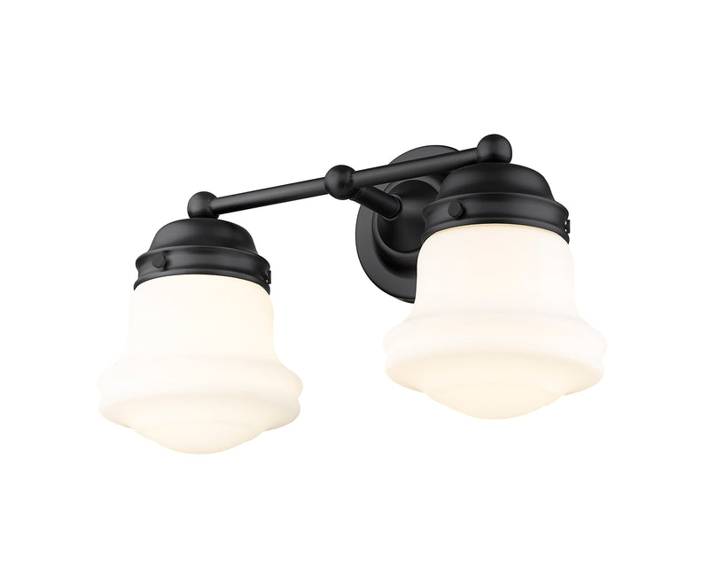 Vaughn 2 Light 15.5" Vanity in Matte Black