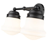 Vaughn 2 Light 15.5" Vanity in Matte Black
