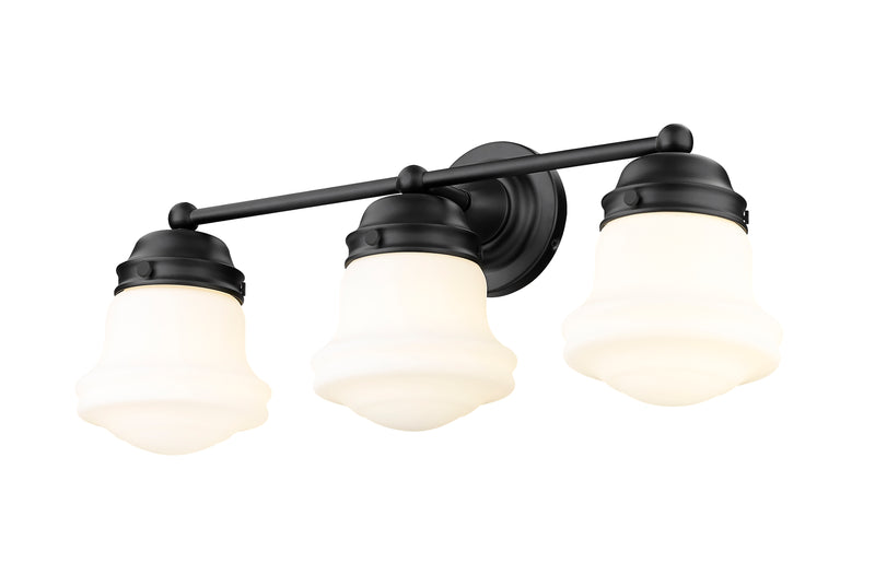 Vaughn 3 Light 22.5" Vanity in Matte Black