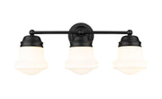 Vaughn 3 Light 22.5" Vanity in Matte Black