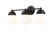 Vaughn 3 Light 22.5" Vanity in Matte Black