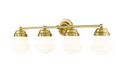 Vaughn 4 Light 31.5" Vanity in Luxe Gold