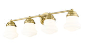 Vaughn 4 Light 31.5" Vanity in Luxe Gold