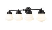 Vaughn 4 Light 31.5" Vanity in Matte Black