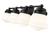 Vaughn 4 Light 31.5" Vanity in Matte Black