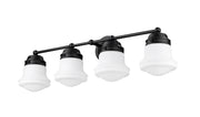 Vaughn 4 Light 31.5" Vanity in Matte Black