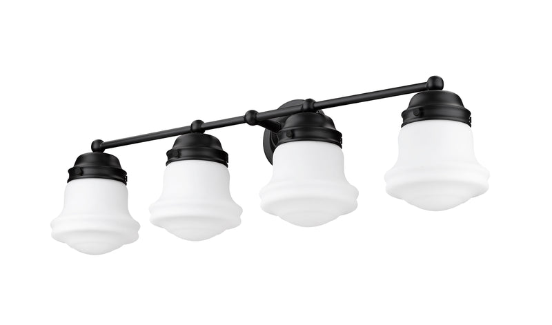 Vaughn 4 Light 31.5" Vanity in Matte Black