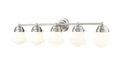 Vaughn 5 Light 40.75" Vanity in Brushed Nickel
