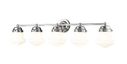 Vaughn 5 Light 40.75" Vanity in Chrome
