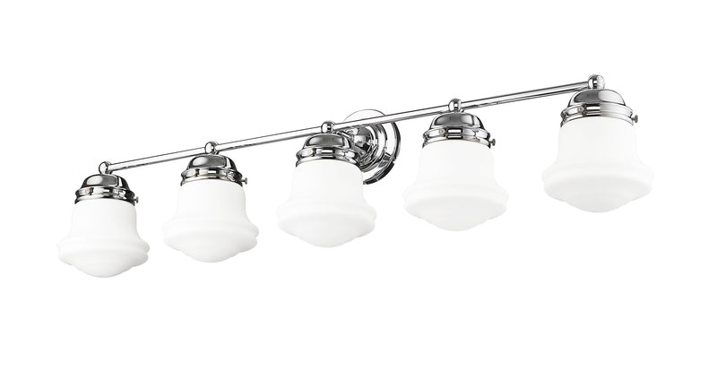 Vaughn 5 Light 40.75" Vanity in Chrome