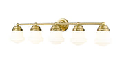 Vaughn 5 Light 40.75" Vanity in Luxe Gold