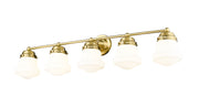 Vaughn 5 Light 40.75" Vanity in Luxe Gold