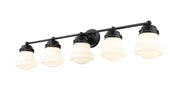 Vaughn 5 Light 40.75" Vanity in Matte Black