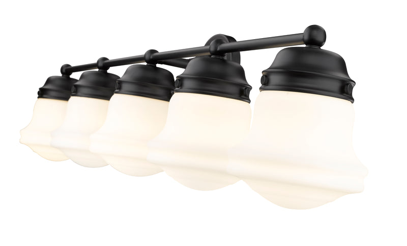 Vaughn 5 Light 40.75" Vanity in Matte Black