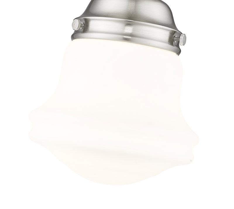 Vaughn 1 Light 6" Flush Mount in Brushed Nickel