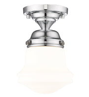 Vaughn 1 Light 6" Flush Mount in Chrome