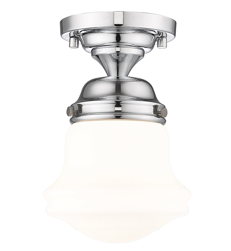 Vaughn 1 Light 6" Flush Mount in Chrome