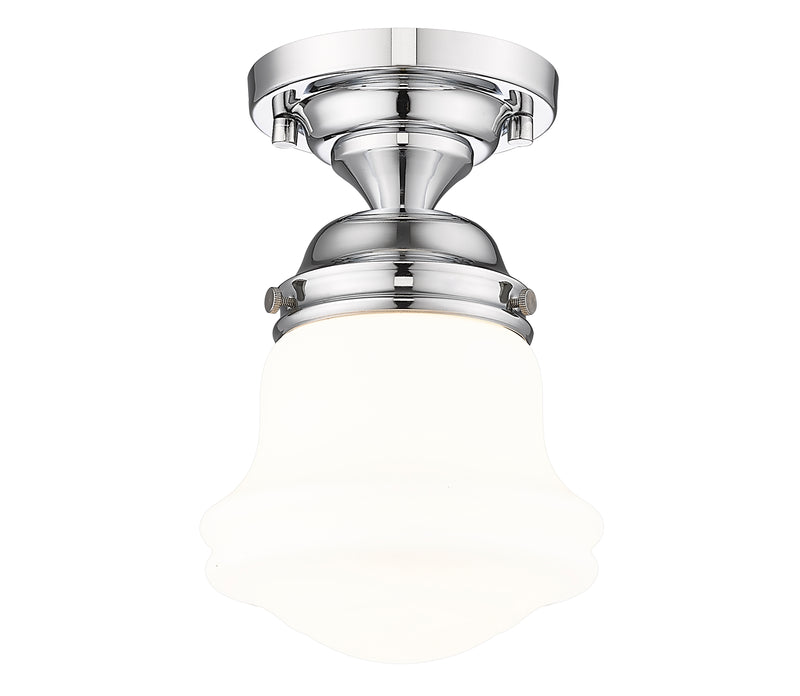 Vaughn 1 Light 6" Flush Mount in Chrome