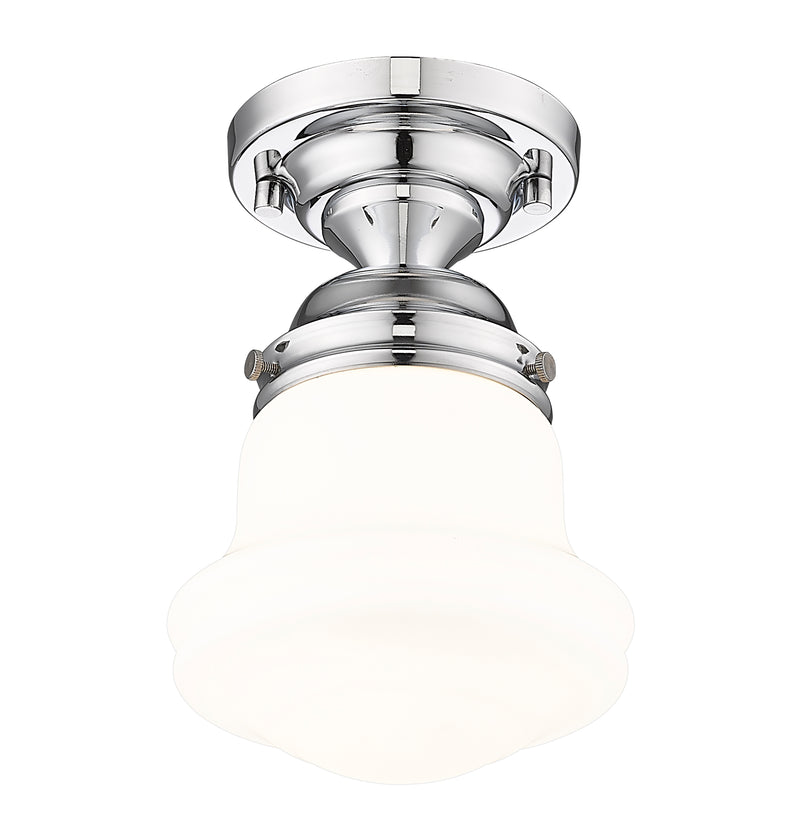 Vaughn 1 Light 6" Flush Mount in Chrome