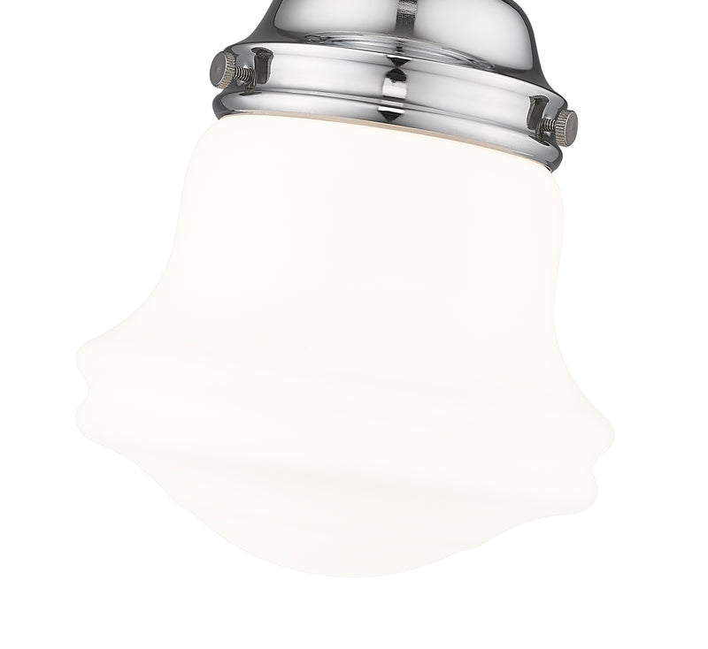 Vaughn 1 Light 6" Flush Mount in Chrome