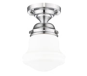 Vaughn 1 Light 6" Flush Mount in Chrome