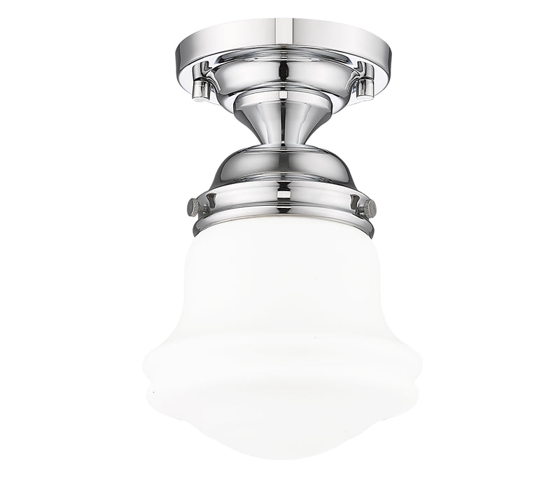 Vaughn 1 Light 6" Flush Mount in Chrome
