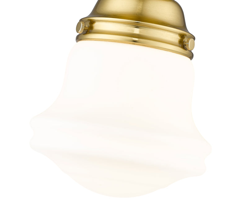 Vaughn 1 Light 6" Flush Mount in Luxe Gold