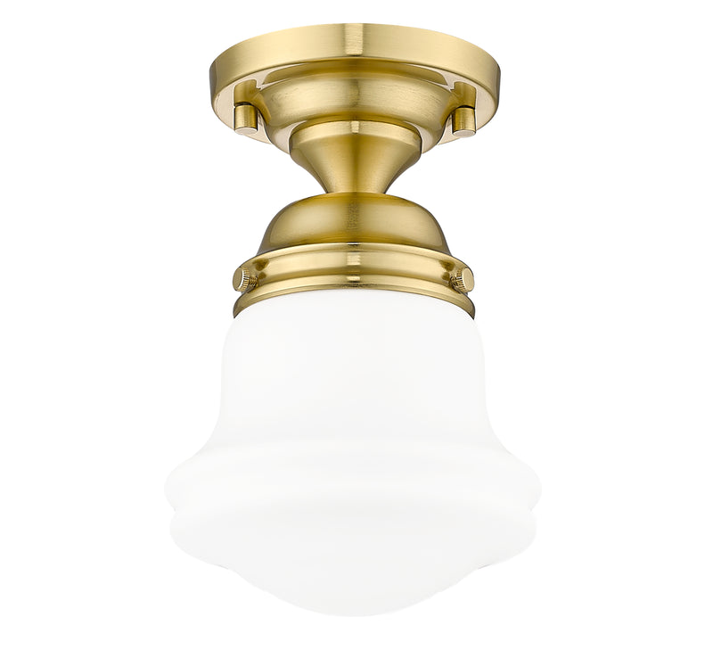 Vaughn 1 Light 6" Flush Mount in Luxe Gold