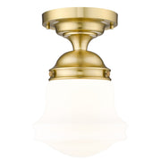 Vaughn 1 Light 10.5" Flush Mount in Luxe Gold
