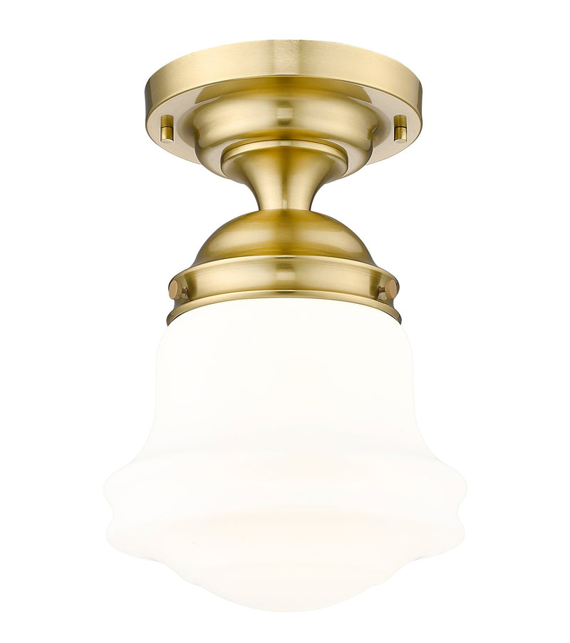 Vaughn 1 Light 10.5" Flush Mount in Luxe Gold