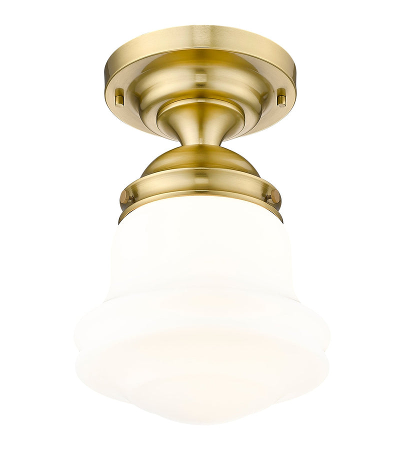Vaughn 1 Light 10.5" Flush Mount in Luxe Gold