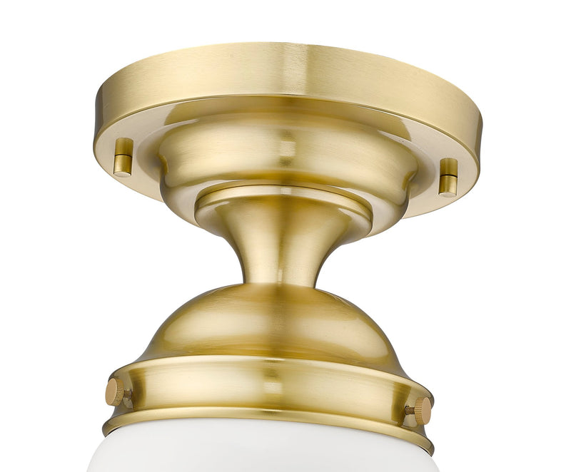 Vaughn 1 Light 10.5" Flush Mount in Luxe Gold
