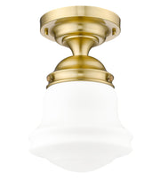 Vaughn 1 Light 10.5" Flush Mount in Luxe Gold