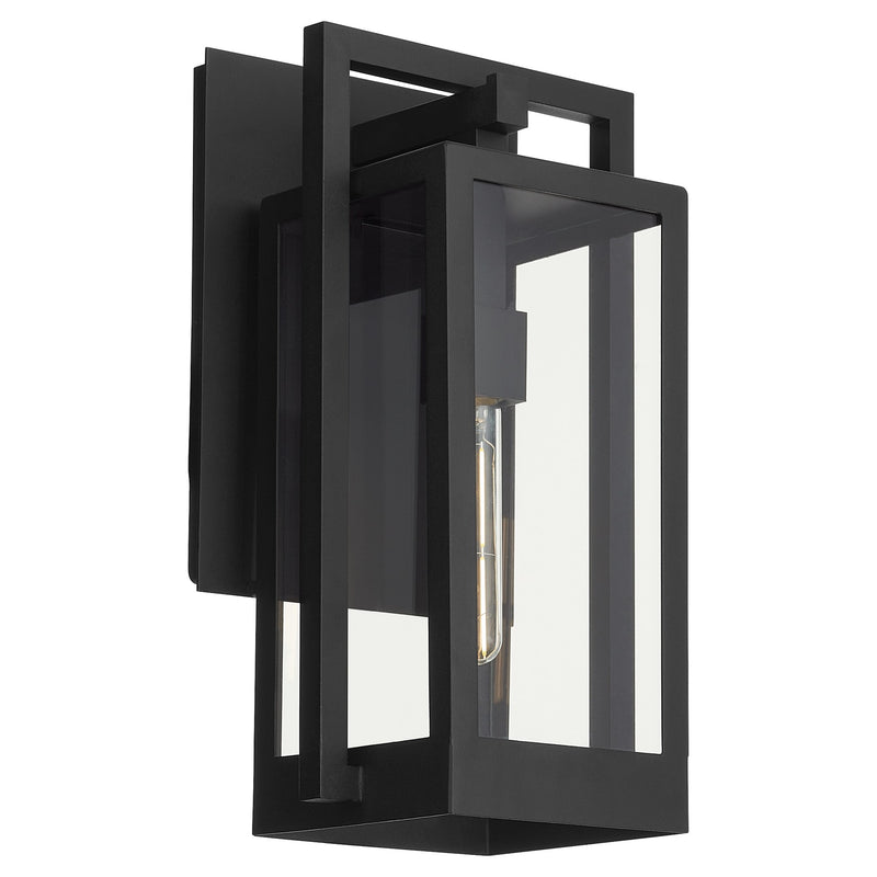 Marco 18" Outdoor Wall Lantern in Textured Black
