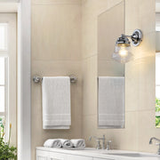 Vaughn 1 Light 6" Wall Sconce in Chrome in a room setting