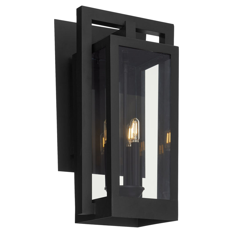 Marco 22" 3 Light Outdoor Wall Lantern in Textured Black