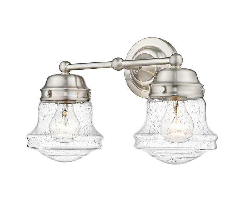 Vaughn 2 Light 15.5" Vanity in Brushed Nickel
