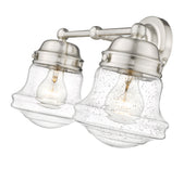 Vaughn 2 Light 15.5" Vanity in Brushed Nickel