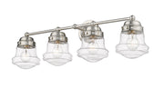 Vaughn 4 Light 31.5" Vanity in Brushed Nickel