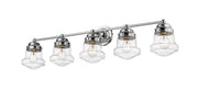 Vaughn 5 Light 40.75" Vanity in Chrome