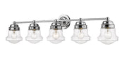 Vaughn 5 Light 40.75" Vanity in Chrome