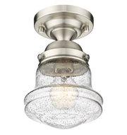 Vaughn 1 Light 6" Flush Mount in Brushed Nickel