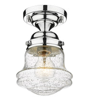 Vaughn 1 Light 6" Flush Mount in Chrome