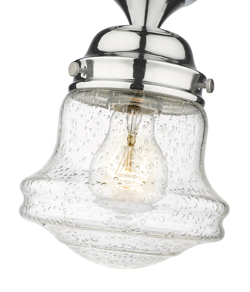Vaughn 1 Light 6" Flush Mount in Chrome