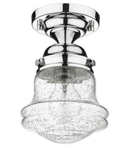Vaughn 1 Light 6" Flush Mount in Chrome