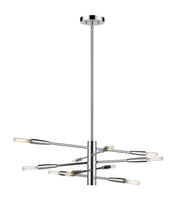 Ascension 10 Light 23.25" Chandelier in Chrome
