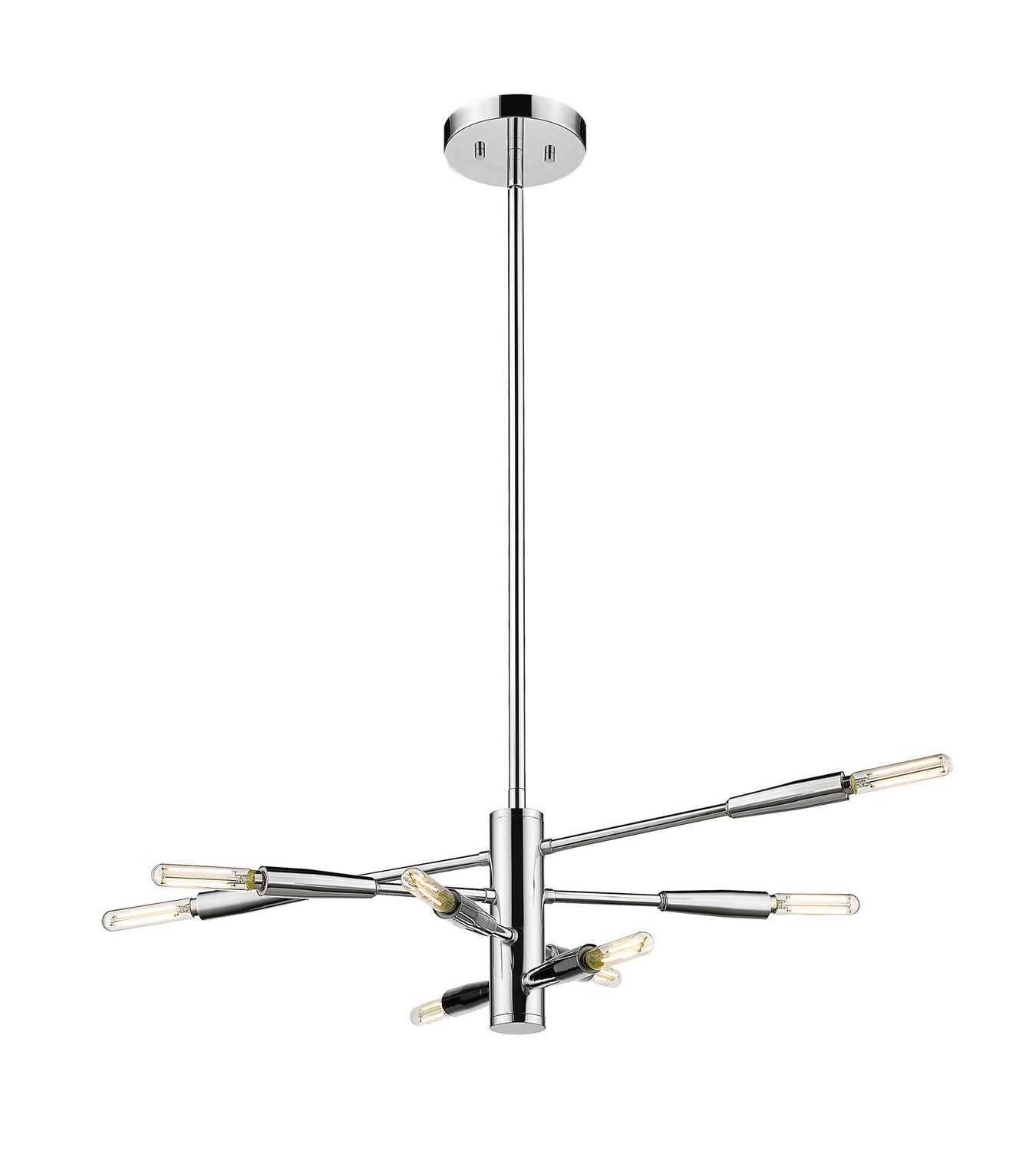 Ascension 8 Light 16" Chandelier in Chrome