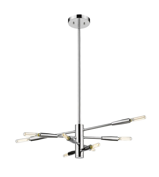 Ascension 8 Light 16" Chandelier in Chrome