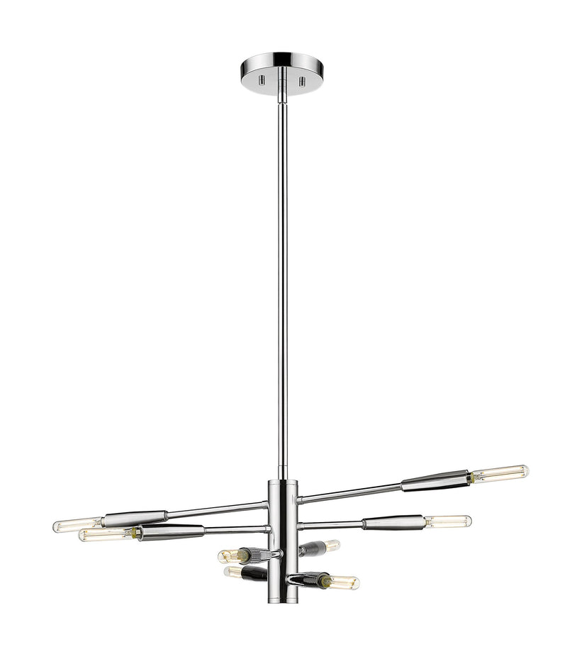Ascension 8 Light 16" Chandelier in Chrome
